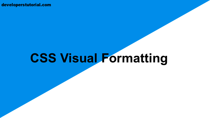 DevelopersTuto's tweet image. The visual formatting model generally describes how elements in the document tree are processed for visual media such as computer screens
Website- developerstutorial.com/css-visual-for…
#css #developerstutorial #classes #forms #100daysofcode #codebasics #programming #htmlforms #onlinetutorials