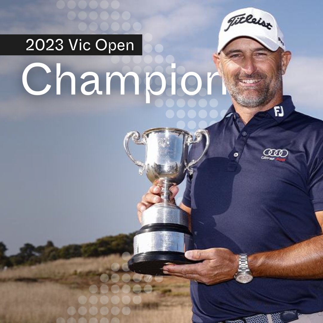 A huge congratulations to Mike Hendry - winner of the 
@PGAofAustralia 2023 Vic Open! 🏆

It’s a proud moment to see Circles users out on the course, smashing their goals - well done Mike.

#drawmorecircles #pgatouraus #champion #mikehendry