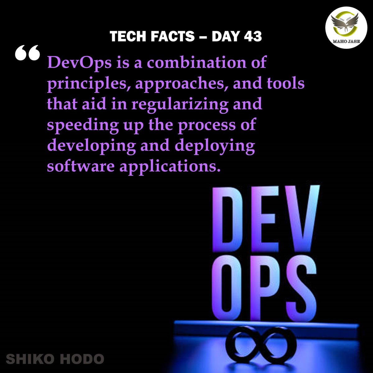 mahojase's tweet photo. Tech Facts - Day 43
#devops #cloud #devopsfacts #techcommunity #devopsengineer #devopstools #devopstraining https://t.co/67Njcy4r1M