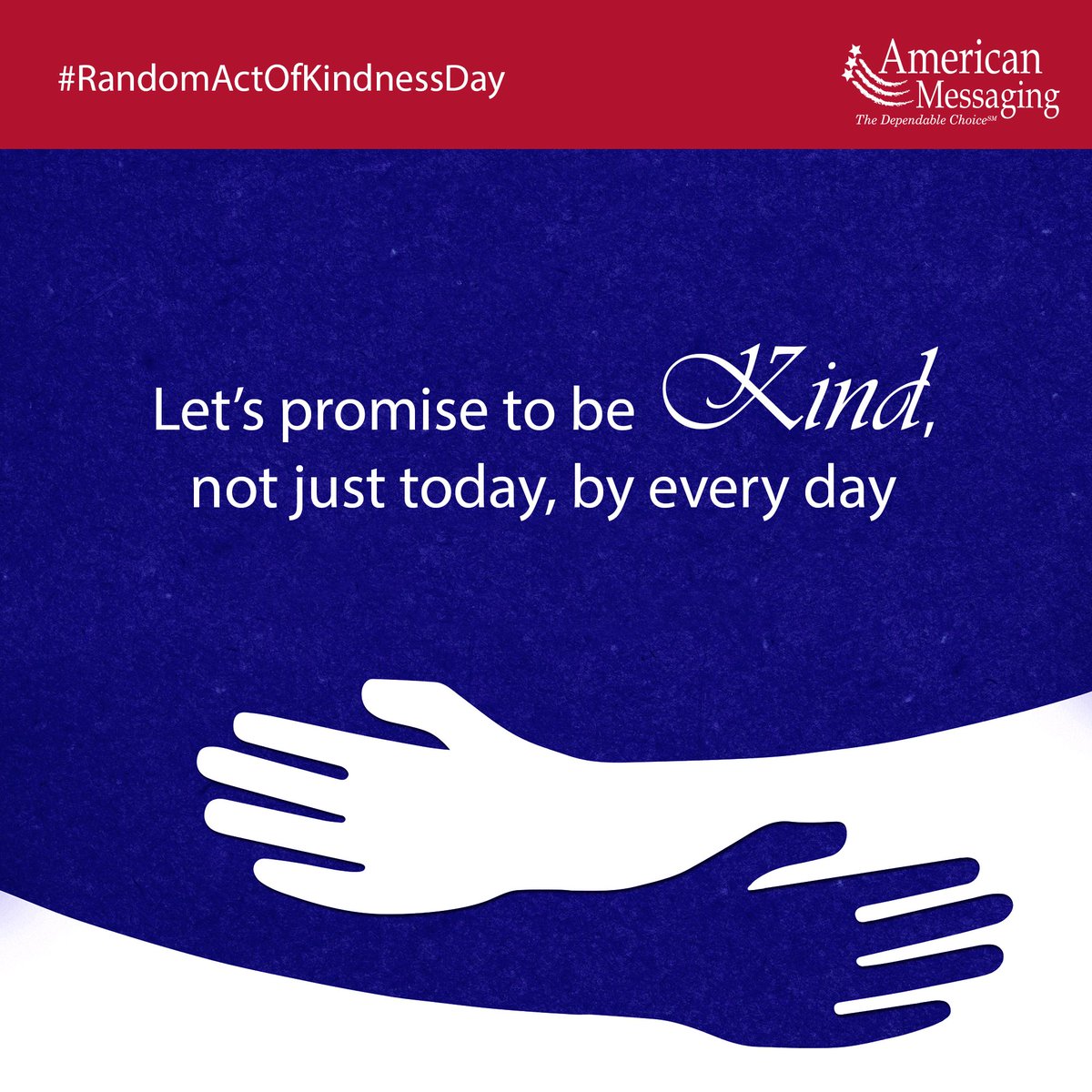 amsmsg's tweet photo. Kindness is a gift everyone can afford to give - Unknown
Let us always show random acts of kindness...it could change the world!
#ams #kindnessday #americanmessaging #messengerservice #securemessaging https://t.co/uGYpkxiMxF
