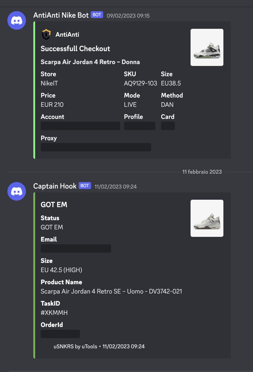 snkrschef02's tweet image. Late post @HypeHuntersEU @AAShoppingBot @usnkrs @CloudProxiesIO @SkyridgeScripts