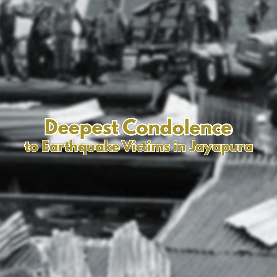 Westerlaken Foundation is sending its deepest condolences to the Jayapura earthquake victims. We hope that things will be handled sooner and better. Moreover, we hope that all the victims will be recovered soon🤍

#deepestcondolences
#jayapura