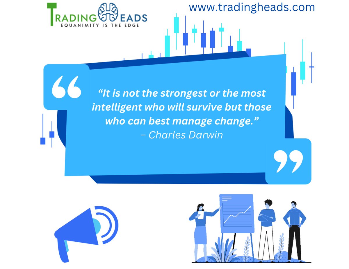trading_heads's tweet photo. “It is not the strongest or the most intelligent who will survive but those who can best manage change.”
– Charles Darwin https://t.co/WfhksbJYFk