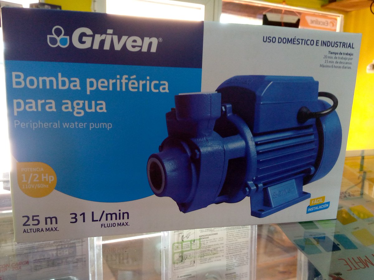 HogarFerre's tweet photo. Tenemos para tu hogar las bombas para agua. marca Griven Y Total. https://t.co/53kutoCf8V