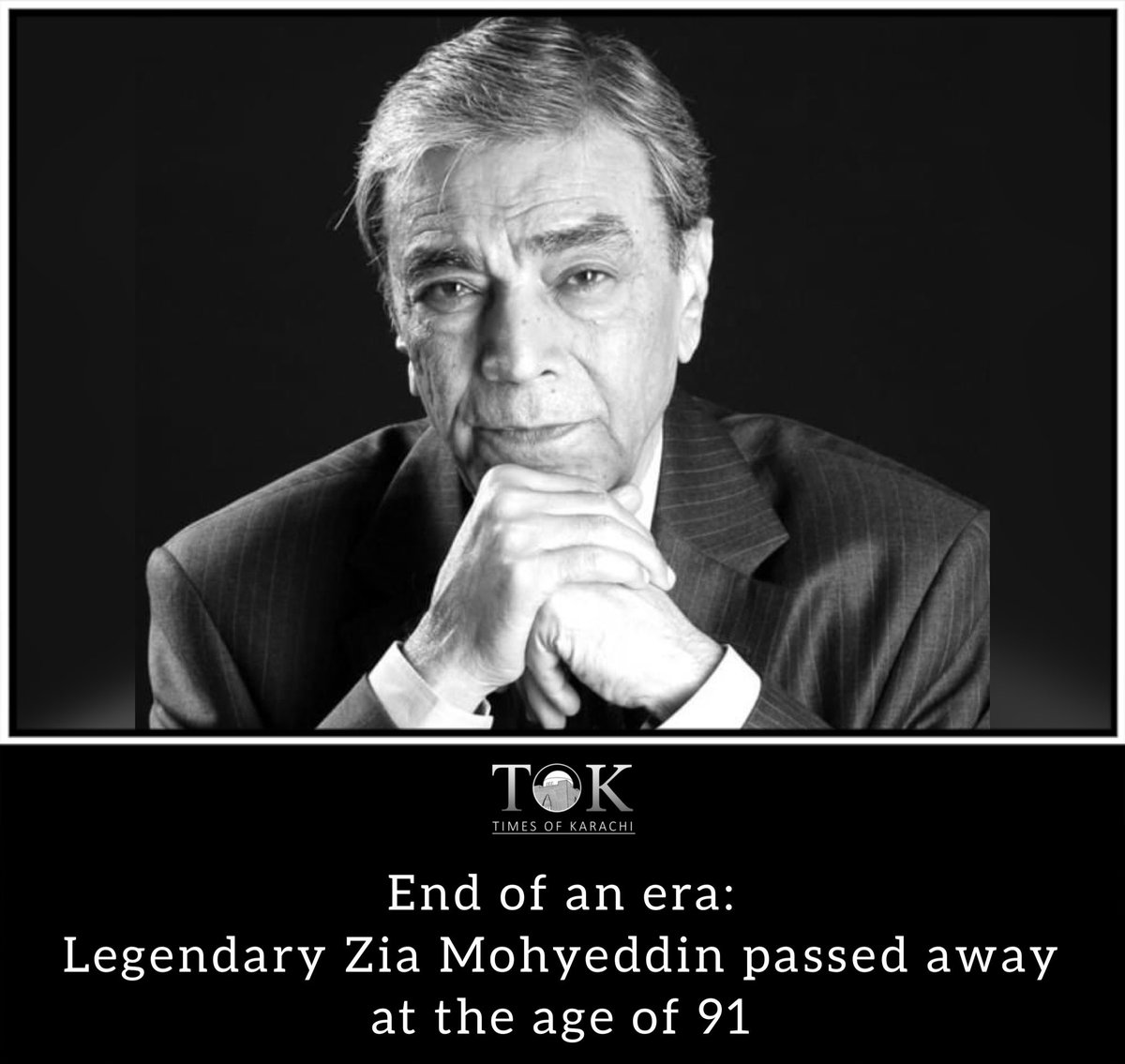 vvaleed__khan's tweet photo. The voice of my childhood is no more 💔
What a huge loss for Pakistan May Allah bless his soul Ameen.🤲🏻
#ZiaMohyeddin https://t.co/MjaZoZvmjZ