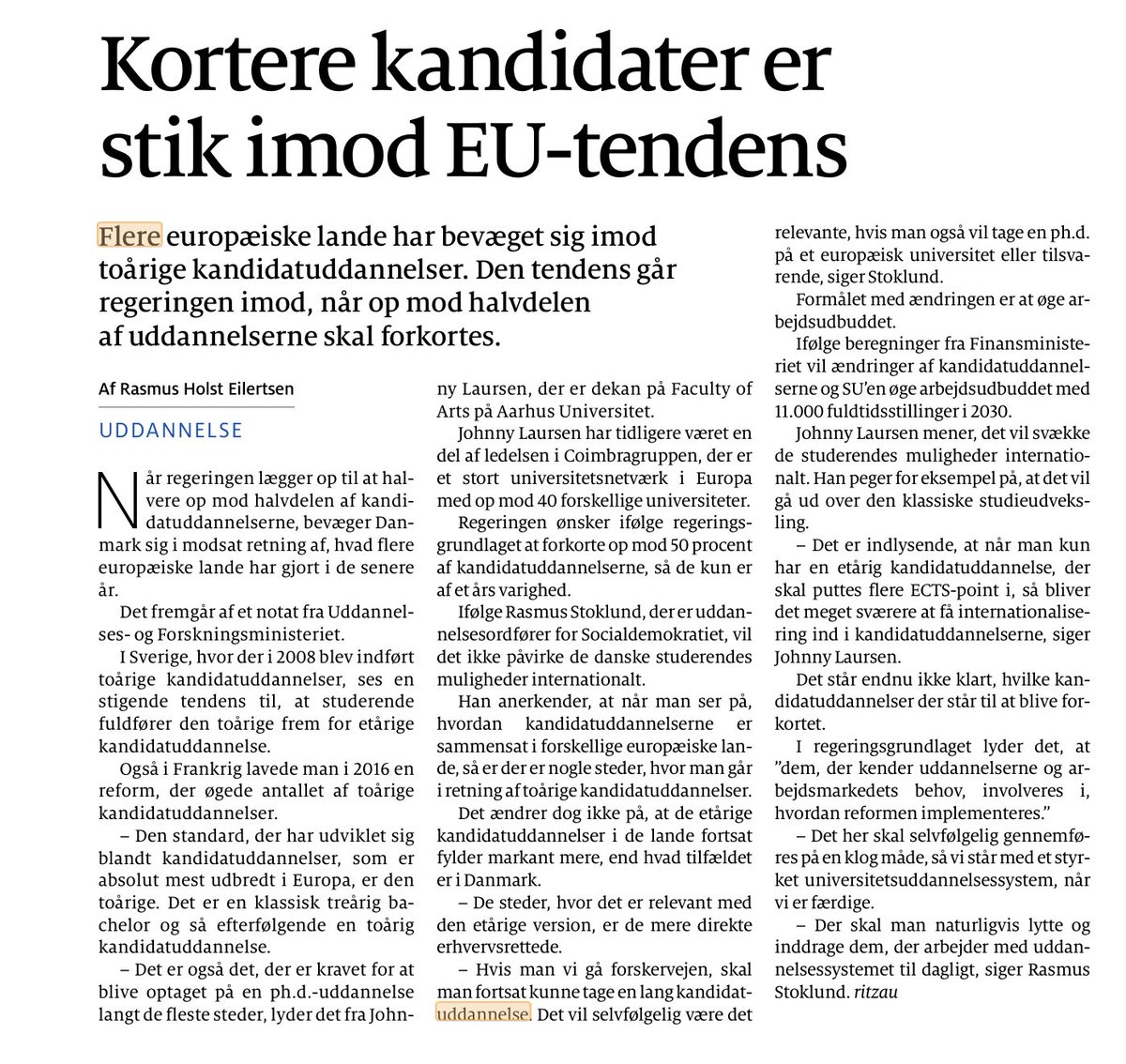 Arkitektforbund's tweet photo. Er vi nærmest på vej mod dansk enegang i #eupol når det handler om #uddpol? Vi skal ikke have kortere kandidatuddannelser, når der med bæredygtighed, digitalisering og AI kræves mere viden til at løse komplekse problemer - specielt når det handler om arkitektur og design! #dkpol https://t.co/FNrZx3m5fN