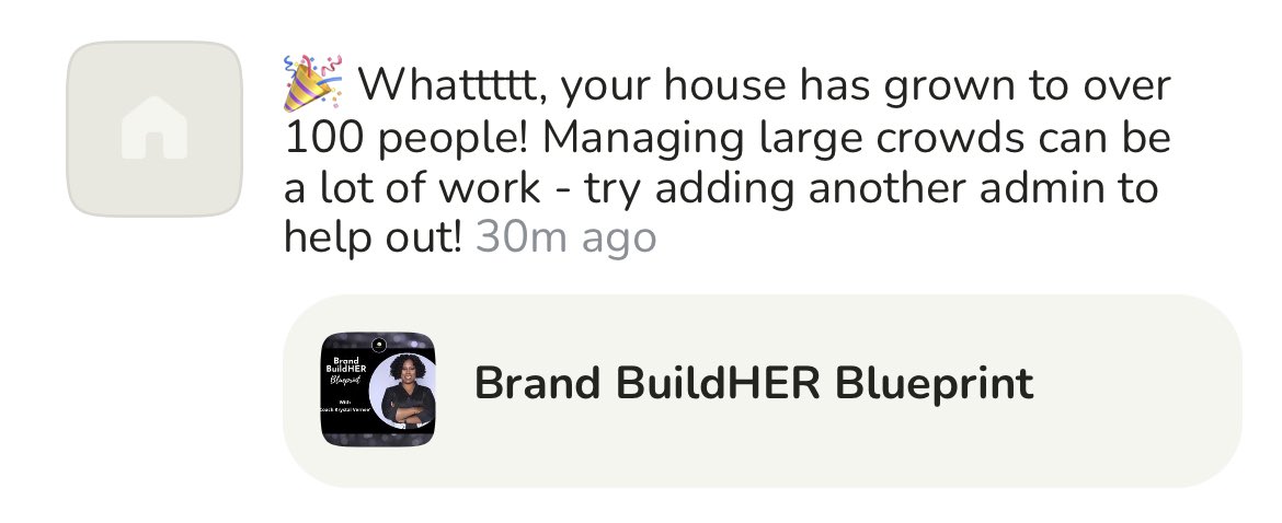 Just started my House on #clubhouse 20 minutes ago and it’s growing 🙌🏾