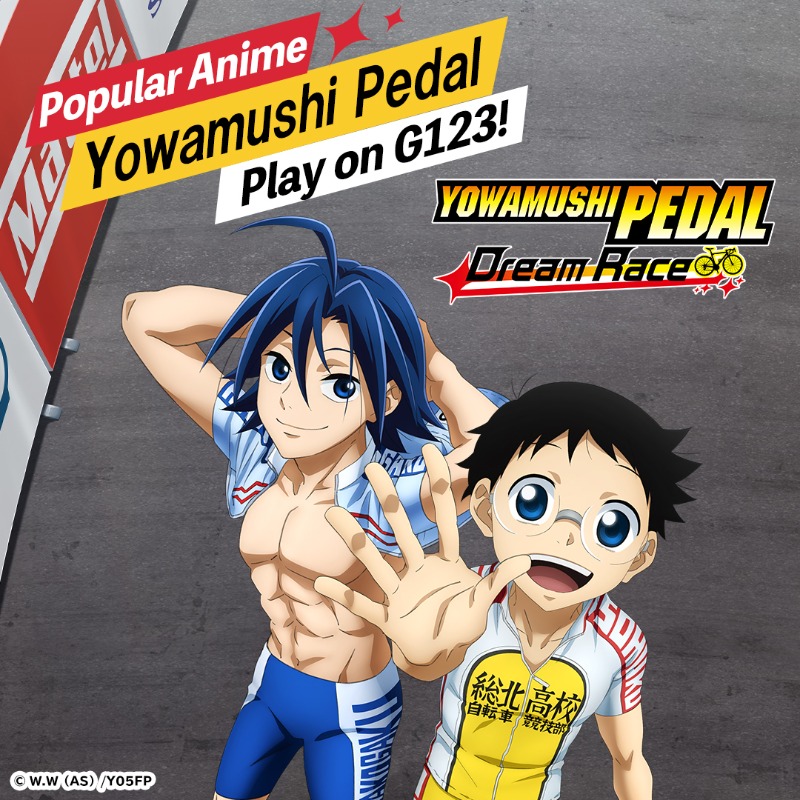 yowapeda_DR_en's tweet photo. Yowamushi Pedal Dream Race (@yowapeda_DR_en) will be released on G123🎉

In #YowapedaDR, players build their own team and takes on the Dream Race challenge!

Follow us for more recent updates!✨

#YowamushiPedal #Yowapeda