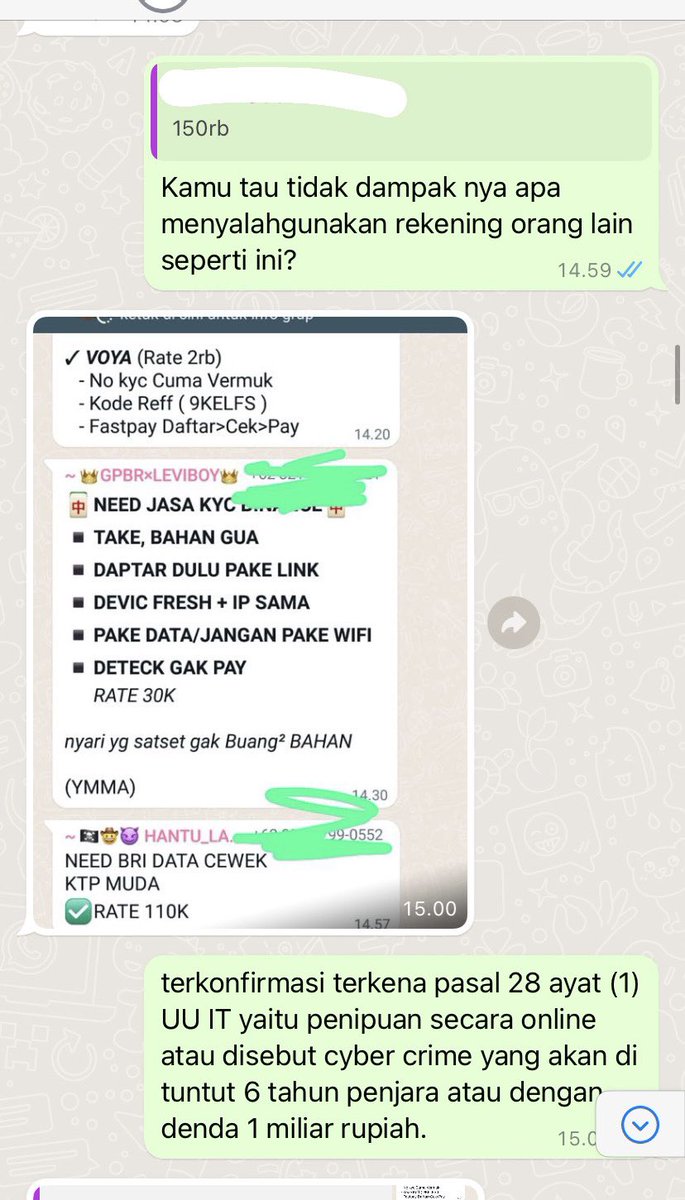 Dari sini kita sama” belajar bahwa jangan mau memberikan ktp ke orang asing apalagi dengan di iming”i duit 100k karna dampak nya sangat berbahaya bagi si yang punya ktp dan namanya sudah menjadi daftar hitam kepolisian/buronan