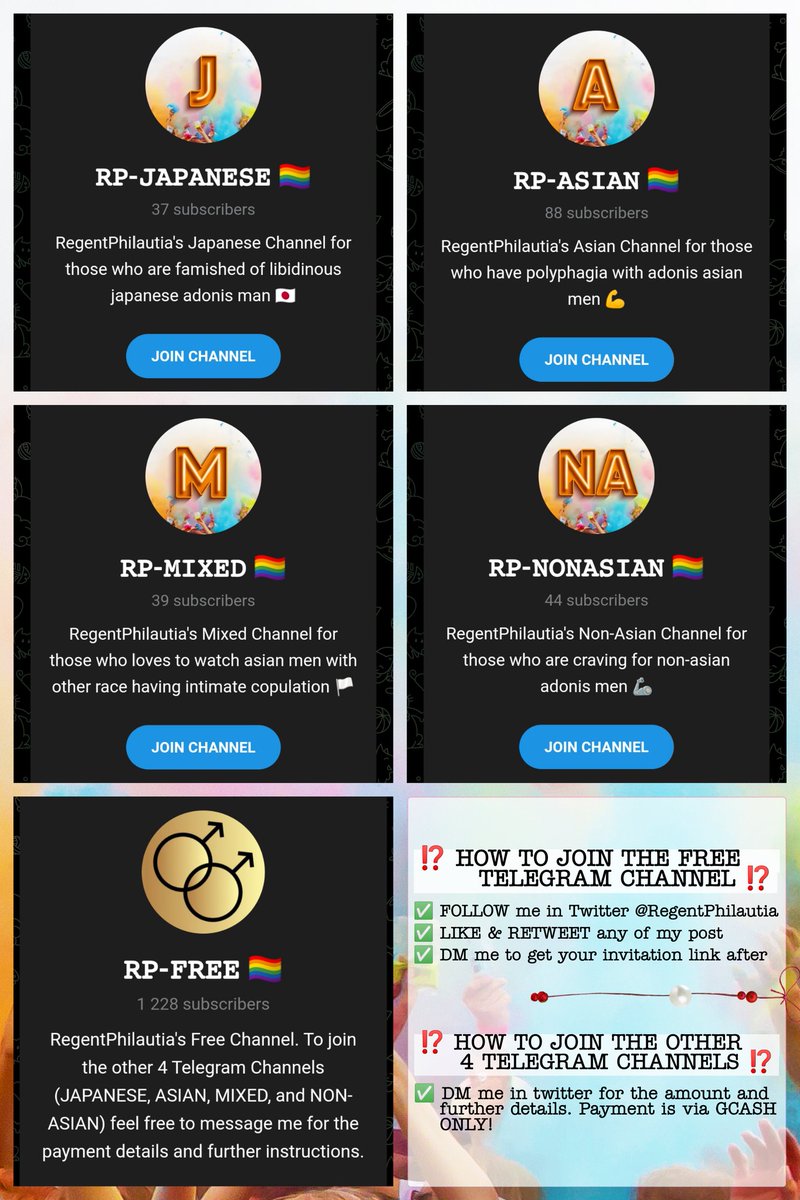 RegentPhilautia's tweet photo. Interested to join my 5 Telegram Channels? 🔞⁉️ Just follow the instructions stated in the image ✅ DM me by clicking this link ⤵️💬
https://t.co/019vSyxujh https://t.co/tgQocNvmwz