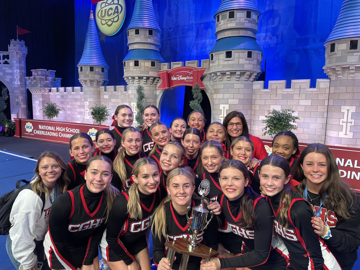 billybemis's tweet photo. CG Competition Cheer Team in only its second year of existence killed it at Nationals in FL. Making it to the finals in both divisions. 
#4 overall in Game Day &amp; #16 in Traditional! https://t.co/kly2YSpoGj
