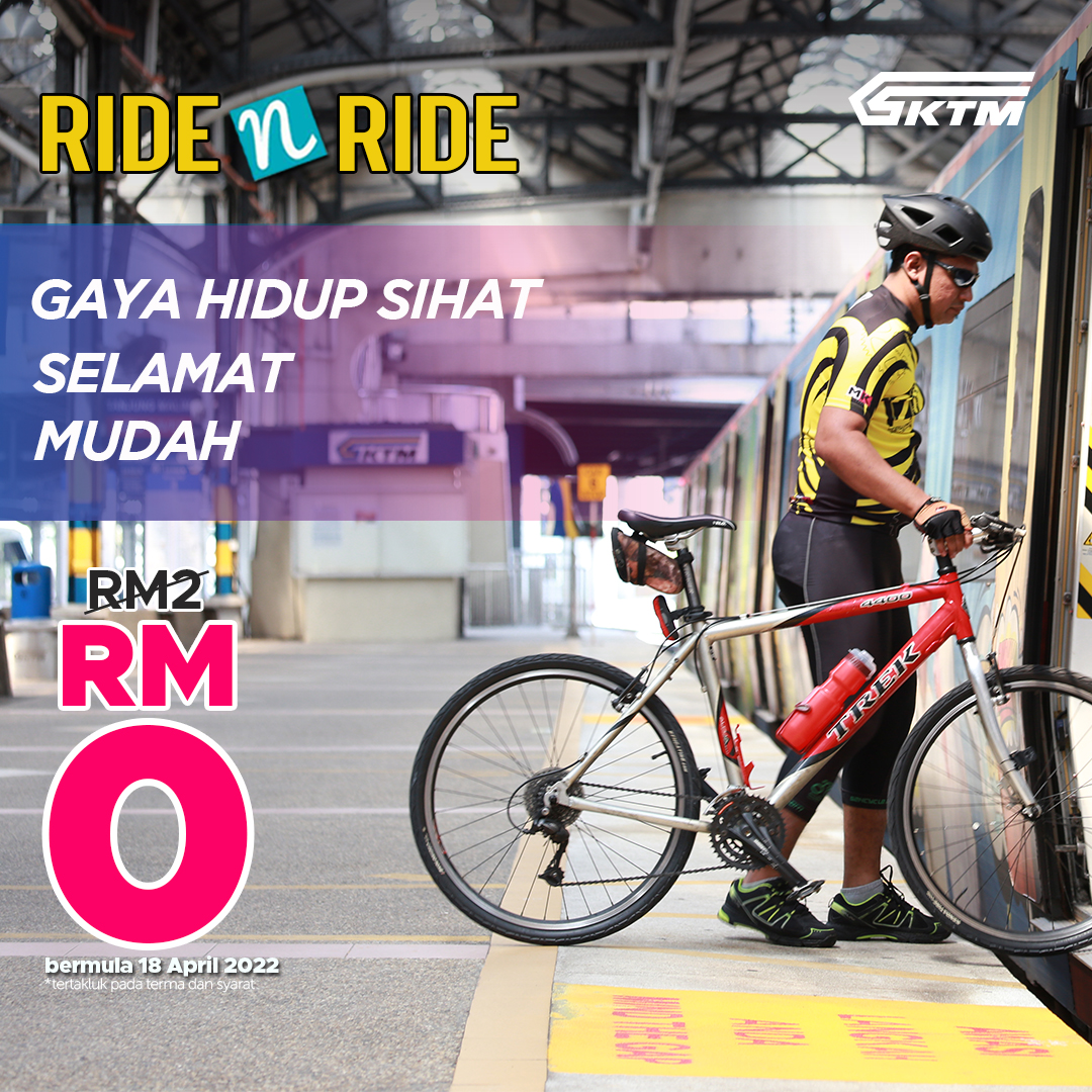 Ride n Ride with @ktm_berhad 

#bicycletrain
#biketourism
#cyclingtourism
#railtourism