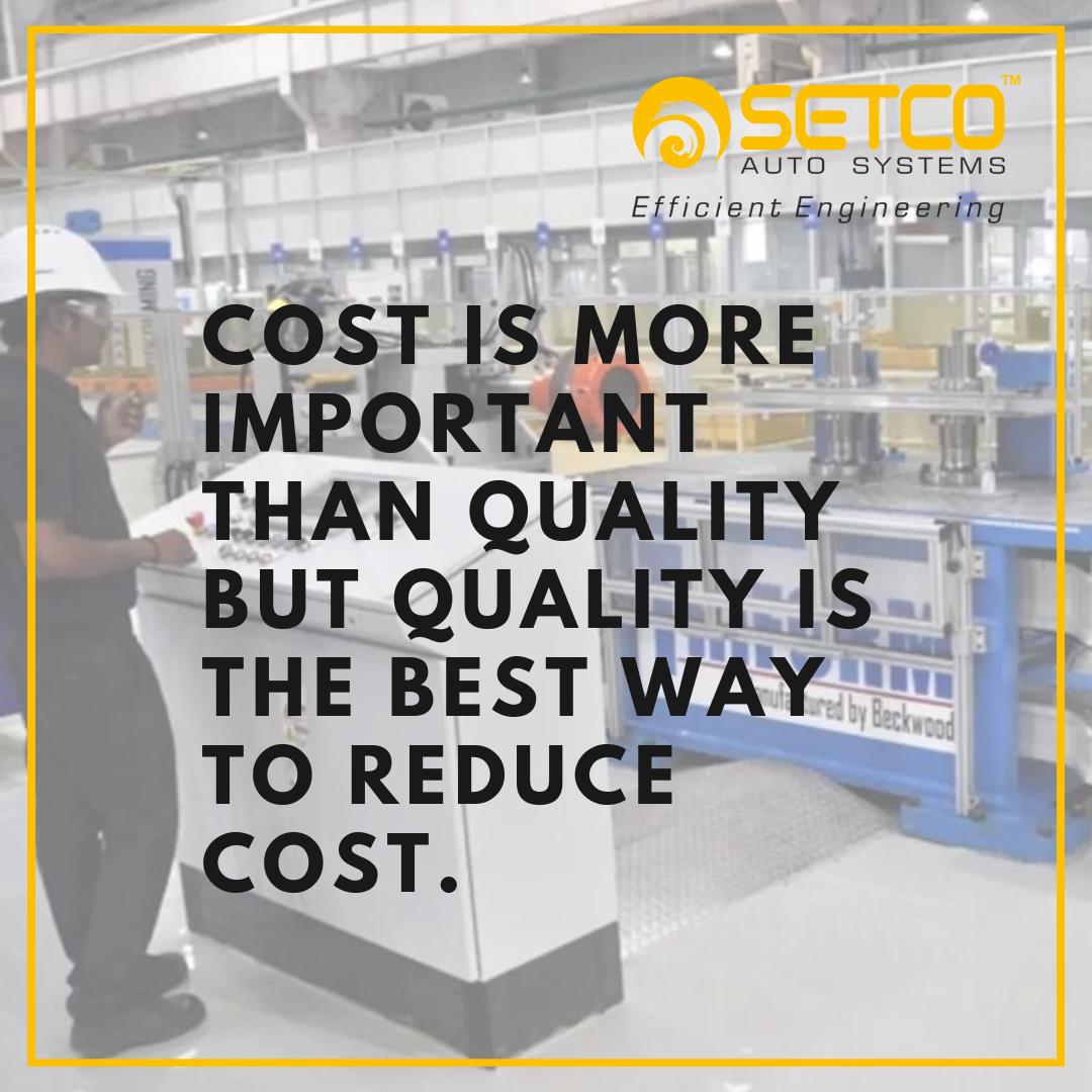 Quality is a choice. We choose to make it better.
#qualityproduct #setco #engineering