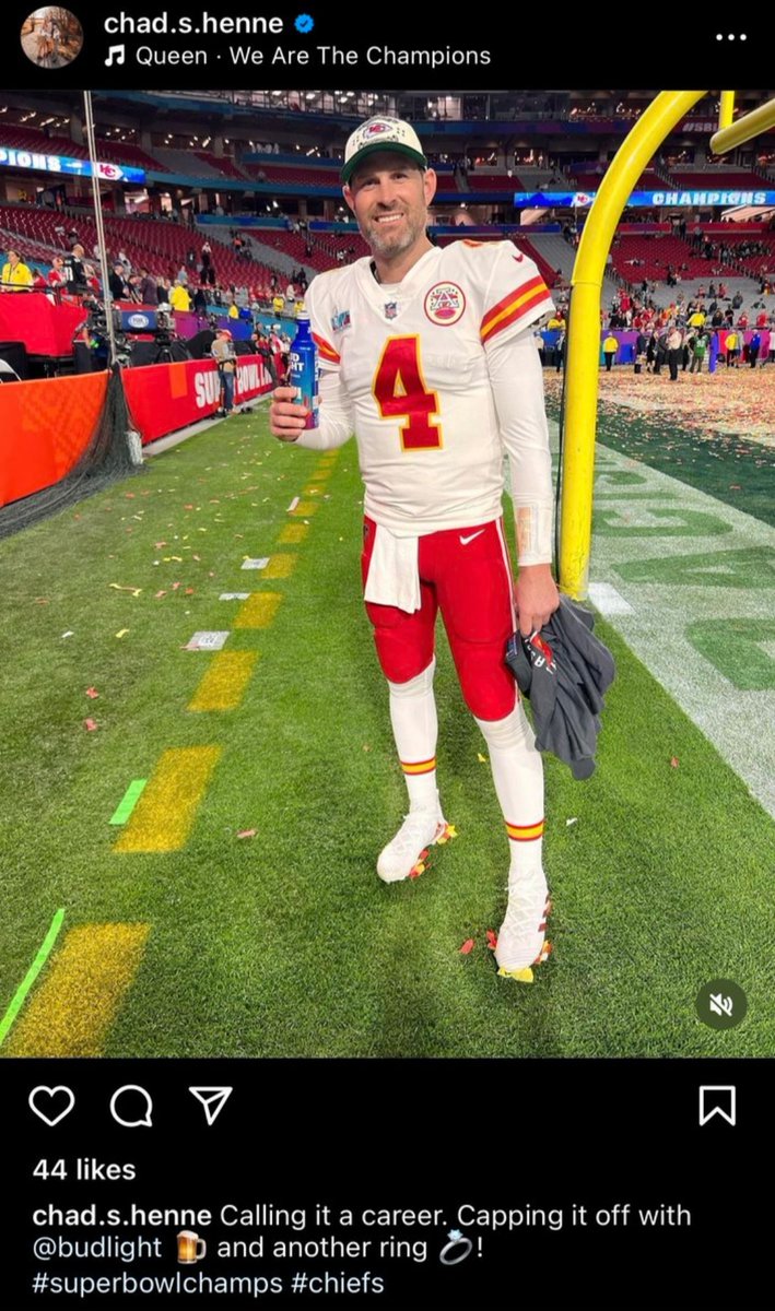 SportsRadio810's tweet photo. Chad Henne calling it a career - what a way to go out! Two big playoff performances - and no offense, glad we didn't need a third! https://t.co/n732i9cFK7