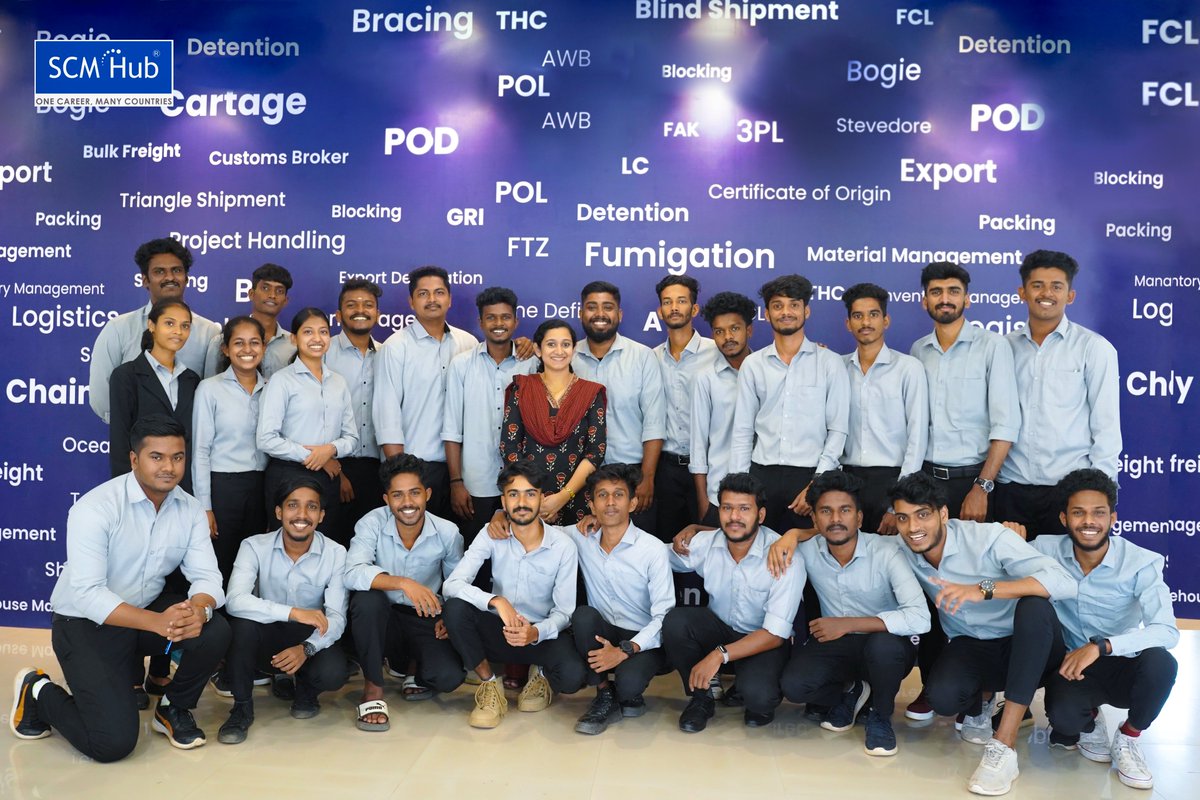 hub_scm's tweet photo. August Diploma batch 2022 - 2023
โ
MBA โ
PG Program โ
Diploma โ
Certificate Courses
Contact us at โ๏ธ +91 97443 50155/56
๐ Keralaโs #1 Logistics Training Institute with both Student & Corporate Level Training Programs
#college #campusprogram #logistics #logisticsmanagement https://t.co/cY3Xr9Resn