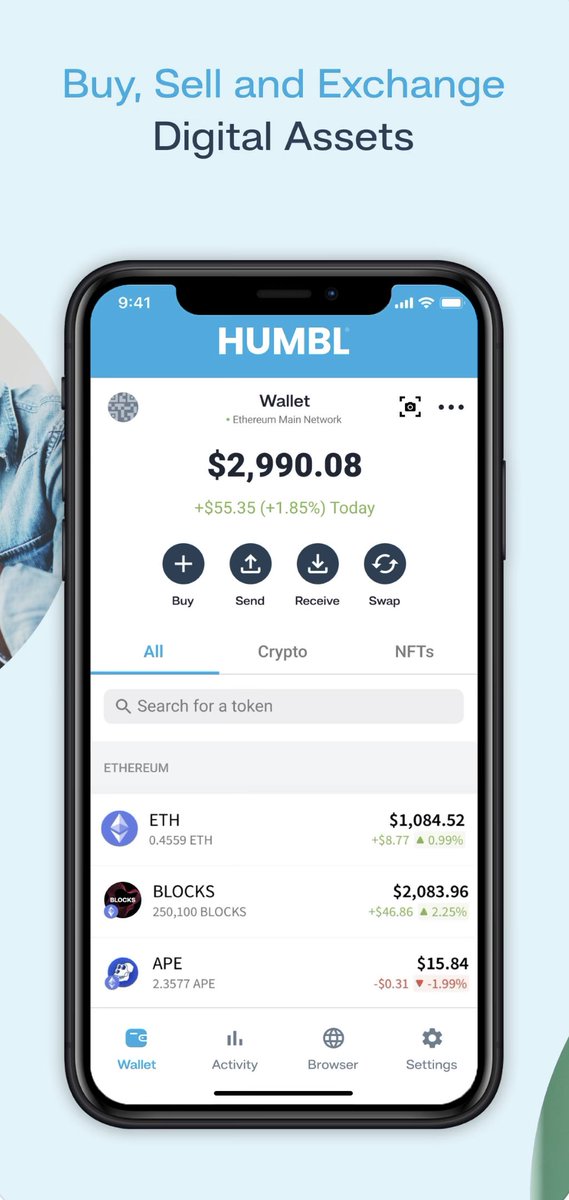 HUMBLTAP's tweet photo. HUMBL is the first wallet in the world to deliver digital assets, search engine, and fully verified social media profiles in one application on the Apple Store. Let's grow together as #One with #HUMBL.
@HUMBLPay $HMBL #HUMBLSocial #JoinWeb3 https://t.co/Yob9MMUv9G