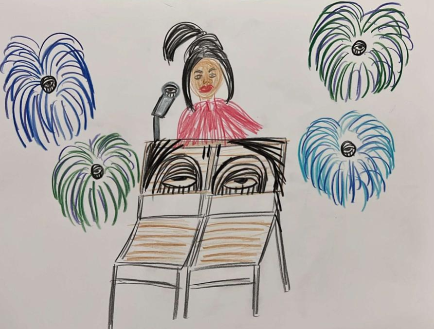 AHOLSNIFFSGLUE's tweet photo. For tonight's Geographies of Trash minting opportunity.  Collectors had to draw Super Bowl Rihanna with the trash piece they wanted minted into the collection.  these were the submissions. https://t.co/gRQykepzlr