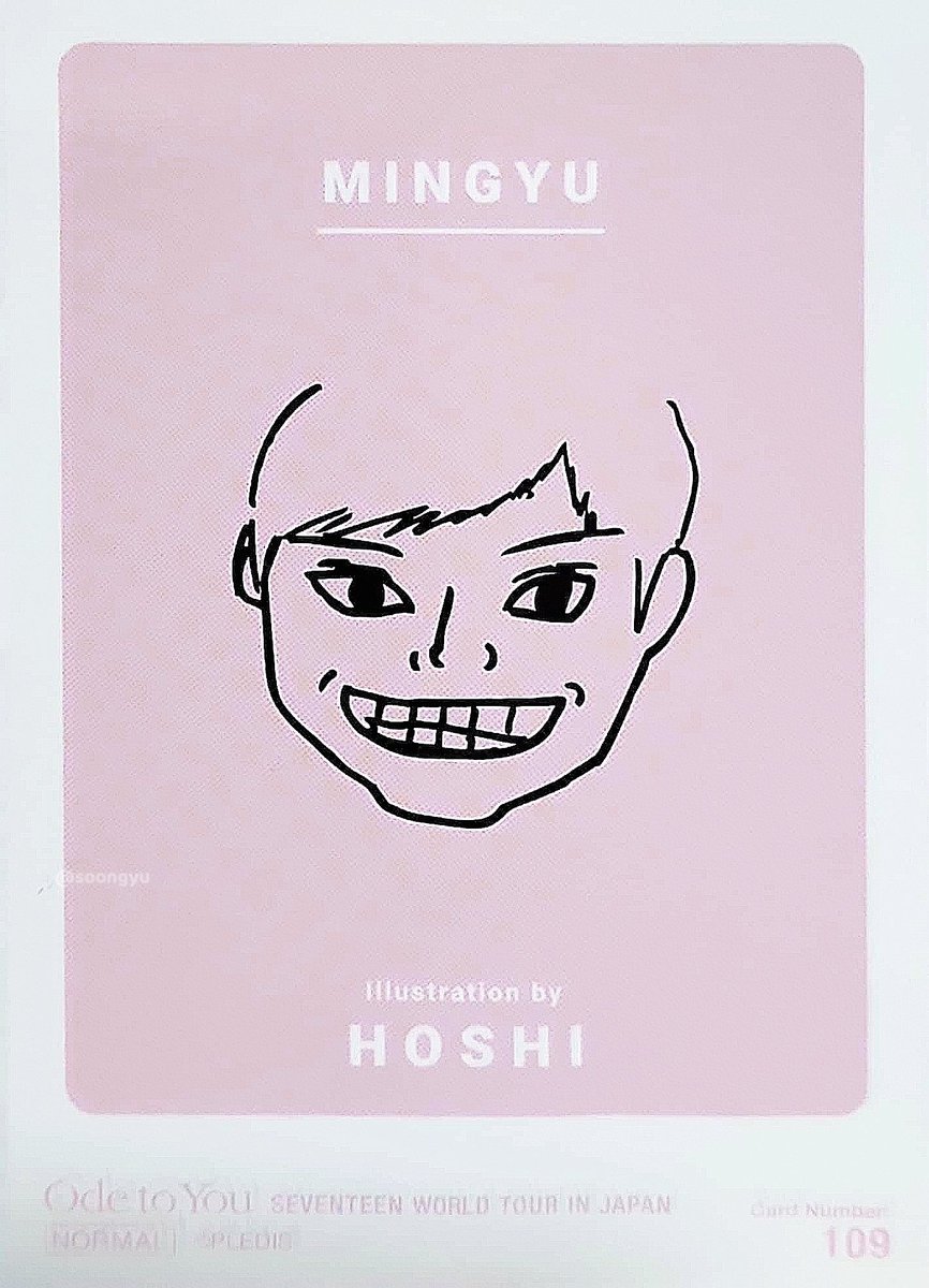 9697 on Twitter "throwback to when hoshi drew mingyu on the back of
