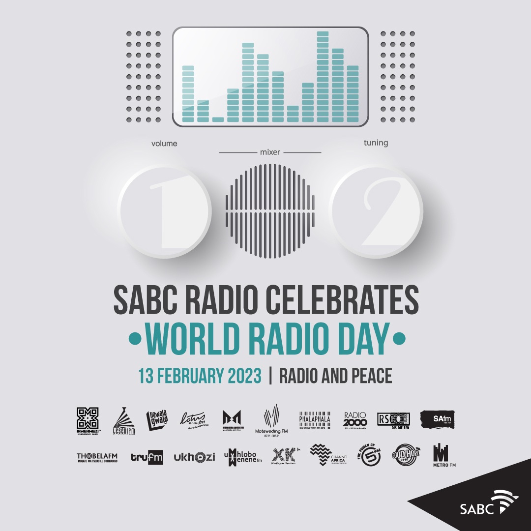 Ikwekwezi_FM's tweet photo. 📡@SABCPortal Celebrates World Radio Day 
📻 @Ikwekwezi_FM's @BoboDabeat &amp;
📻 @ThobelaFMYaka's @Nkgadimeng 
📆 Mon, 13.02.2023  
⏰ 14h00 - 14h30
📌 #WorldRadioDay | Simulcast
📌 #IthandoLomrhatjho #LeratoLaSeyalemoya https://t.co/Kb2qrWO2AJ