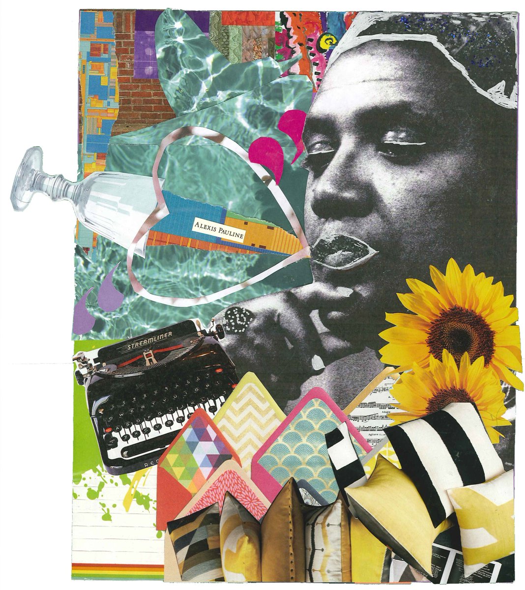 'I am a Black woman writing my way to the future...' -Audre Lorde in The Marvelous Arithmetics of Distance published posthumously in 1993 Welcome to the high holy days, aka Audre Lorde's Birthday Week. I'm @alexispauline and I made this collage. <3 1/?