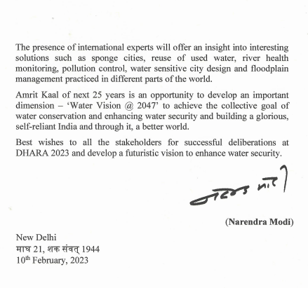 Proud moment for <a href="/NIUA_India/">NIUA_India</a> on being lauded by <a href="/PMOIndia/">PMO India</a> for steering the issue of #EnsuringWaterSecurity, one of the priority areas of <a href="/U20India/">U20 INDIA</a> under #G20India.
Motivated to strive for greater achievements towards #sustainable management of #water.
BIG THANKS to all partners!