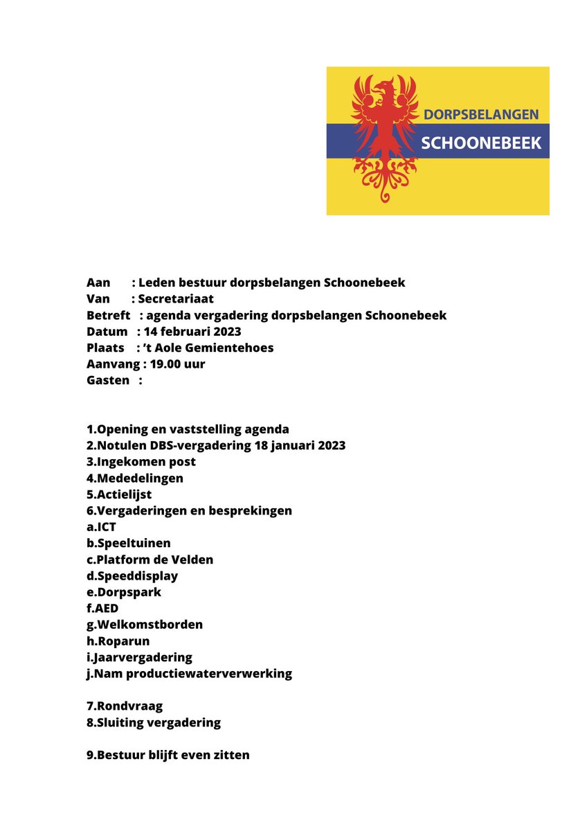Dorpsbelangen Schoonebeek (@dbsschoonebeek) on Twitter photo 