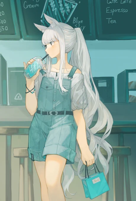 プラチナ誕なので原稿からおきにを一枚#アークナイツ #Arknights #明日方舟 