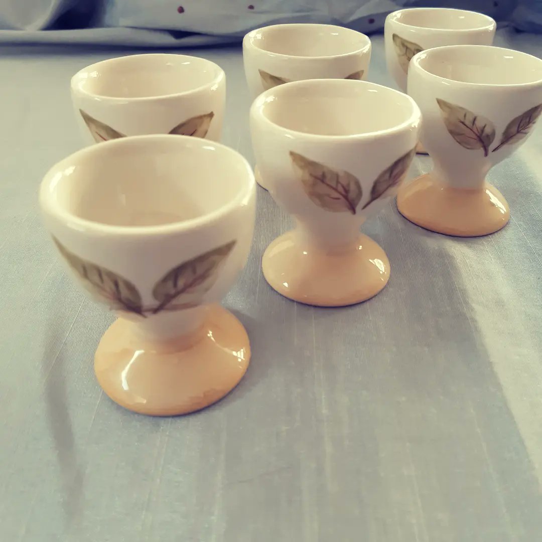 WyesideWarmers's tweet photo. Newly added Vintage Egg Cup Sets, lots of different designs and more being added https://t.co/Vt0gpOnJ6e  🐣🐥#MHHSBD #CraftBizParty #ukmakers #vintage #sbswinner #shopindie #shopsmall #Easter2023 #easter #eastergifts #BreakfastForTwo #breakfastinbed https://t.co/ROAU3mfDrY