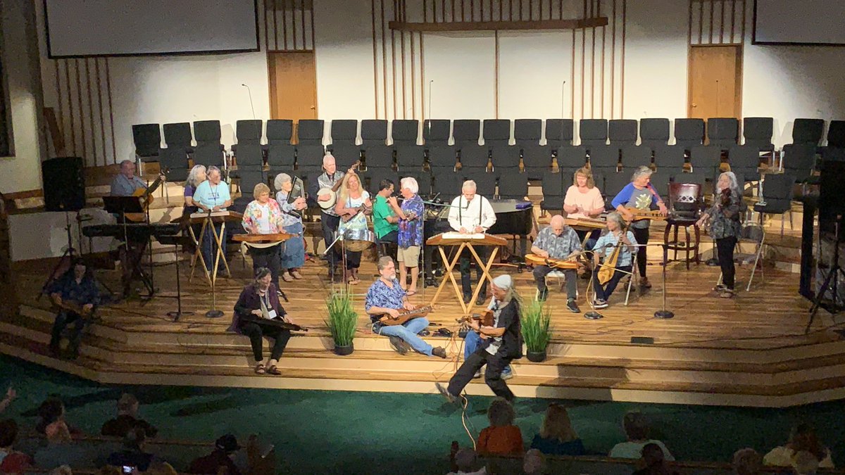 BingFutch's tweet photo. What a fun weekend!  Central Florida Dulcimer Festival was a pure joy. ❤️ Thanks to everyone for bringing it back with style!#mountaindulcimer #musicfestival #learntoplaymusic @markalanwade @StephenSeifert @RickThum https://t.co/1us3ajJf0l