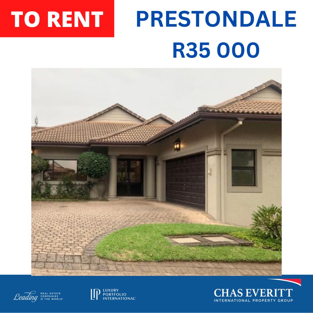 ChasPinetown's tweet photo. 🏰🌟
A deluxe, freestanding home TO LET in a private estate of Umhlanga!

Contact Yashna Surajlall to view.
👇
📞: 083 945 4771/ 031 701 2150
💻: yashna@everitt.co.za
📍: Chas Everitt IZINGA
https://t.co/RrO12Lch4G

#rentals #GochaseverittIZINGA https://t.co/mquAKdEf8L