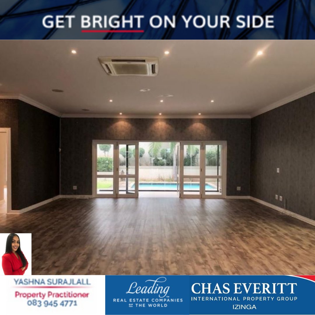 ChasPinetown's tweet photo. 🏰🌟
A deluxe, freestanding home TO LET in a private estate of Umhlanga!

Contact Yashna Surajlall to view.
👇
📞: 083 945 4771/ 031 701 2150
💻: yashna@everitt.co.za
📍: Chas Everitt IZINGA
https://t.co/RrO12Lch4G

#rentals #GochaseverittIZINGA https://t.co/mquAKdEf8L