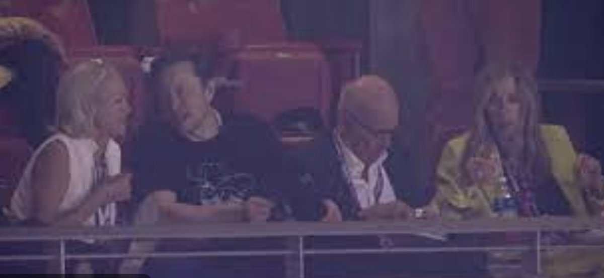 nsch1018's tweet photo. While a majority of Americans were kicking back, eating wings, watching ads and the big game, these 2 fascists/oligarchs feel the need to invade one of my country’s most cherished cultural events.I know it was broadcast on the fox channel but come on guys - you just don’t belong. https://t.co/1PhB1gMJnc