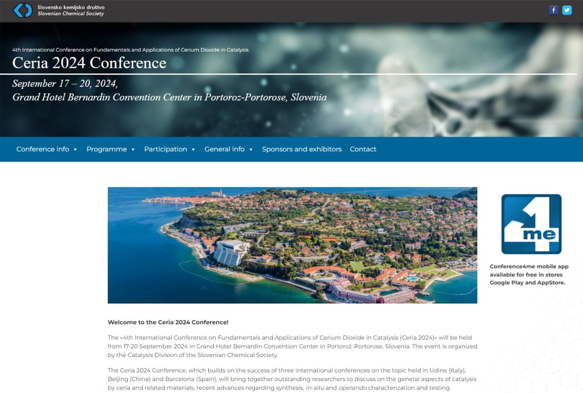 4thCeria2024's tweet photo. We are extremely happy to inform you that the Ceria 2024 Conference website is available at:

https://t.co/4TbuoMUPy0

We strongly encourage you to visit the website regularly, since it will continue to be your best source of information about the event. https://t.co/Jyhj9AcGCK