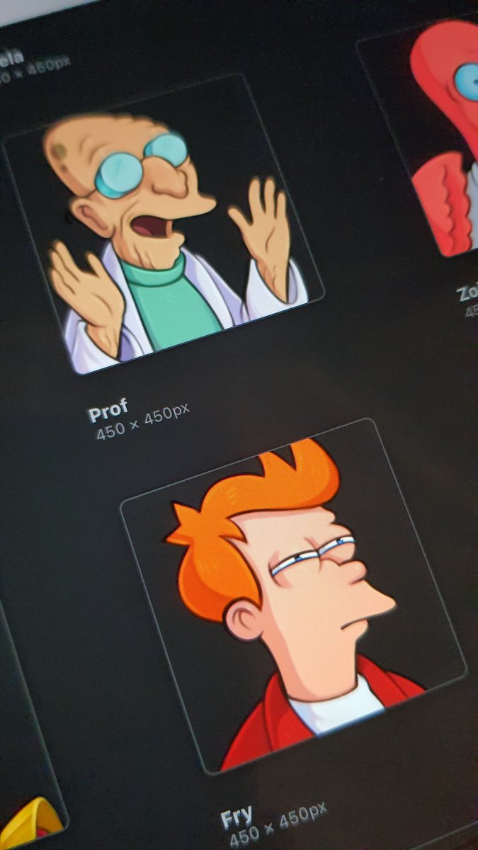 bird_off_north's tweet photo. Working on the emoji update for my s rver 
#disenchantment #futurama https://t.co/1nE3qrV3zf
