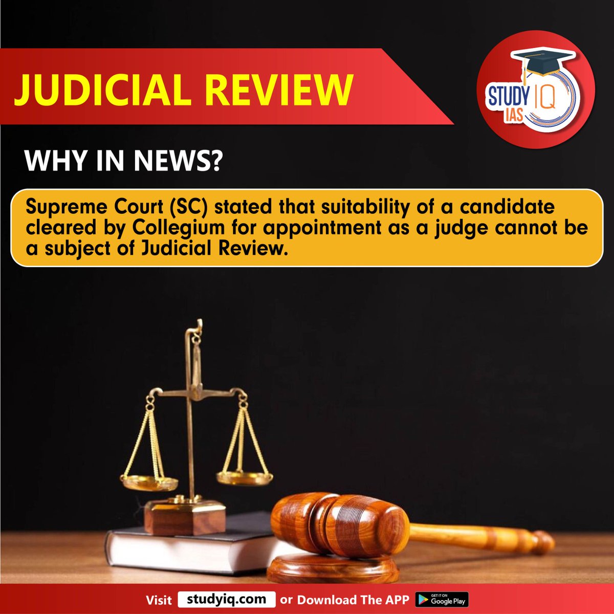 UPSC IQ on Twitter "Judicial Review judicialreview whyinnews 