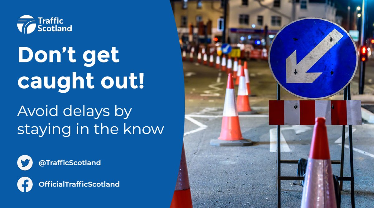 trafficscotland's tweet photo. ⚠️ Essential Overnight Works⚠️

#A977 Kilbagie to Gartarry r/abouts

The #A977 between Kilbagie &amp; Gartarry r/abouts is to close for overnight works from the 10th - 14th Feb (ex. weekend), 7:30pm - 6:30am

A diversion is in place.

More info: https://t.co/pSxrW9unAb
#PlanAhead https://t.co/d28q3npIWn