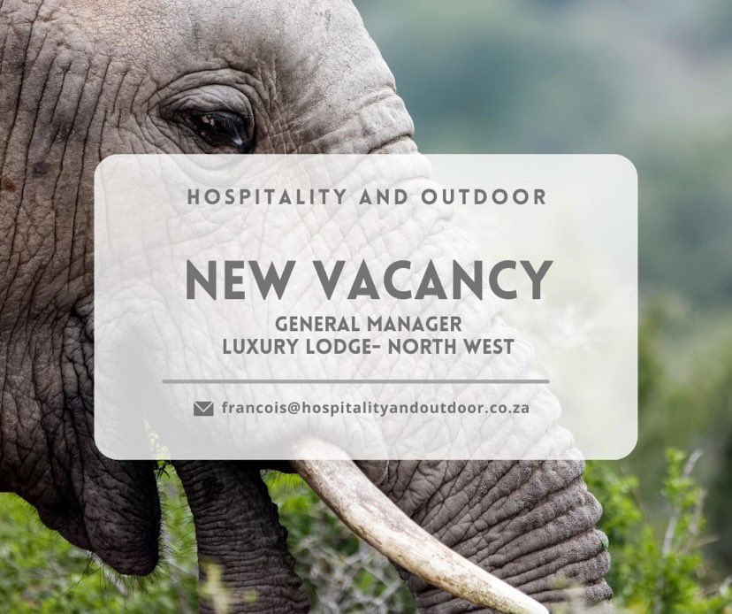 Starting Date: March 2023

To Apply: lnkd.in/eFMt7arn

#hospitality #hospitalityindustry #hospitalityjobs #hospitalitycareers #hospitalityrecruitment #hospitalitymanagement #hospitalityandoutdoor #lodges #safarilodge #generalmanager #generalmanagers