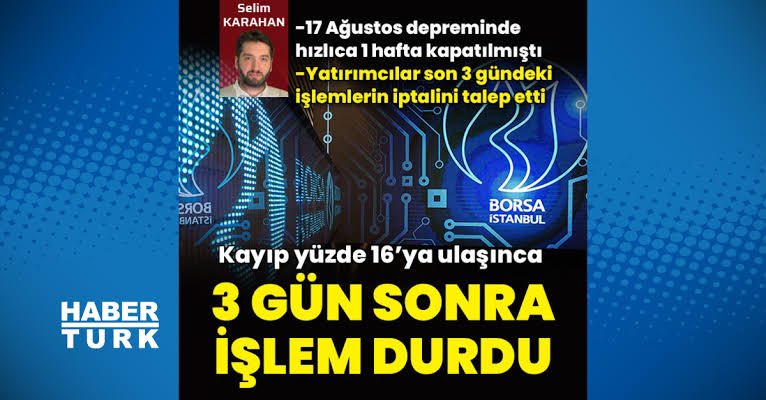 Şirketlerin borsadaki kaybı 800 milyar
43 milyar dolara yakın.

Benim isteğim bu vurgun hangi fırsatçılara gitti.

aracı kurumlarınızı iyi tanıyın

Tek tek ifşa edilsin mallarına hesaplarına çökülsün.

Hırsızlardan alın 10 ildeki kardeşlerimize verin.

Benden yana helal olsun.