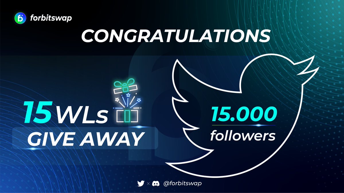 forbitswap's tweet image. 📢 NEW MILESTONE ACHIEVED📢

#forbitswap has reached 1⃣5⃣k followers !!!

👉To celebrate this, 1⃣5⃣ Wl slots are given away

HOW TO JOIN❓

✅ Like &amp;amp; RT
✅Tag 3 of your friends and #forbitswap 
✅ 15 users will be randomly picked

⏰ Duration: 72 
#APT $APT #DEX