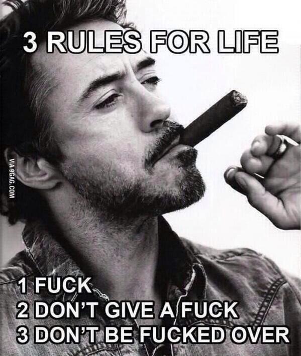 3 Rules for life
