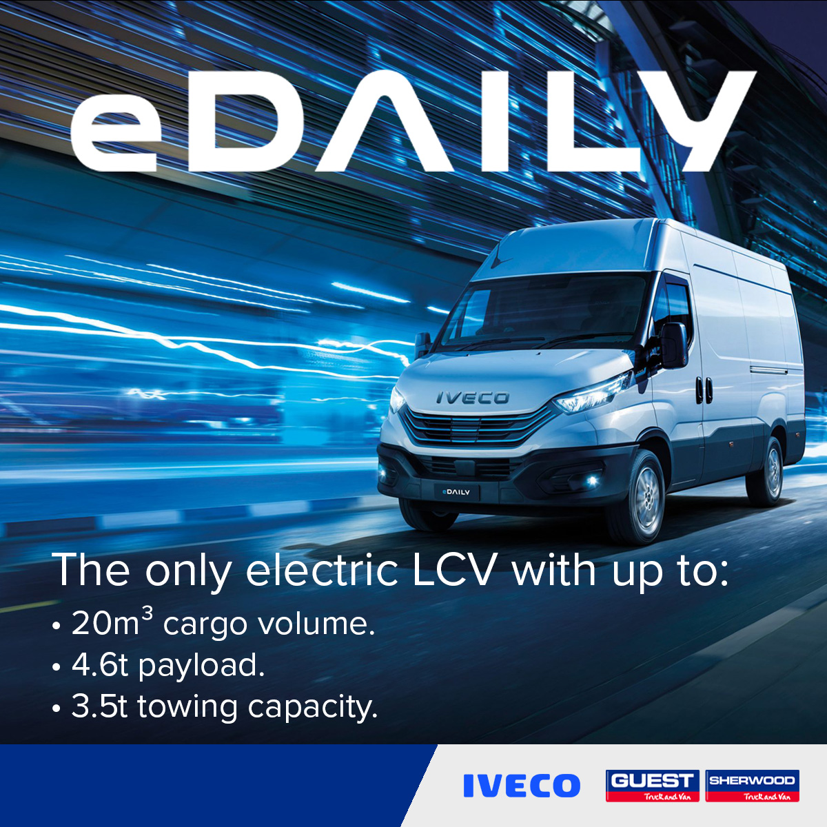 GuestMotorGroup's tweet photo. The Iveco eDaily - the same Daily you are used to, just electric.
Call our sales team on 0121 553 2737 to find out more.
#guest #sherwood #iveco #truck #van #ivecodaily #ivecosway #ivecostralis #ivecoxway #ivecoeurocargo #daily #sway #stralis #xway #eurocargo https://t.co/XEJXBh1tXE