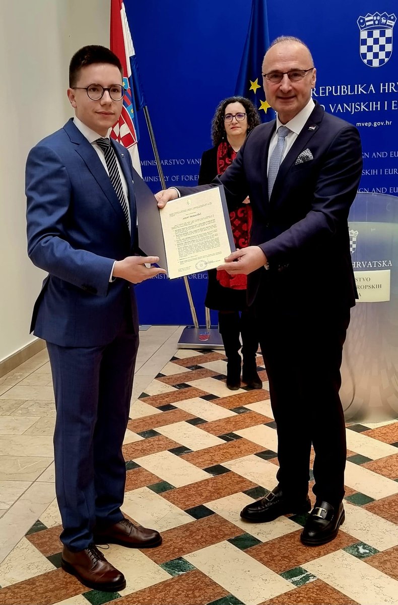 Svečana dodjela diploma povodom uspješnog završetka Diplomatske akademije Ministarstva vanjskih i europskih poslova RH u generaciji polaznika 2022./2023. 🇭🇷🎓