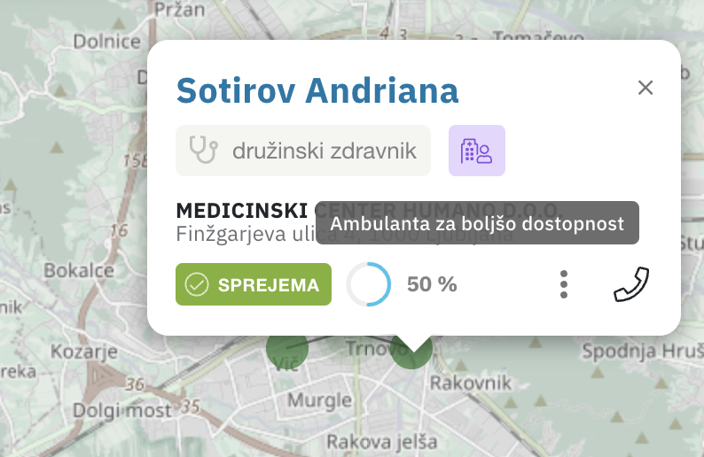 sledilnik's tweet photo. NOVO, NOVO: Sledilnik Zdravniki po novem prikazuje tudi zdravnike v "ambulantah za boljšo dostopnost do izbranega osebnega zdravnika", dodatnem programu ZZZS. https://t.co/V4wVPqHSI0. 
Čestitke udarni 3ki @StefanBaebler, @bananicadotcom in @PetravicLuka in ekipi!
RT🤘🙏💪 https://t.co/DR8iJ9I0Uh