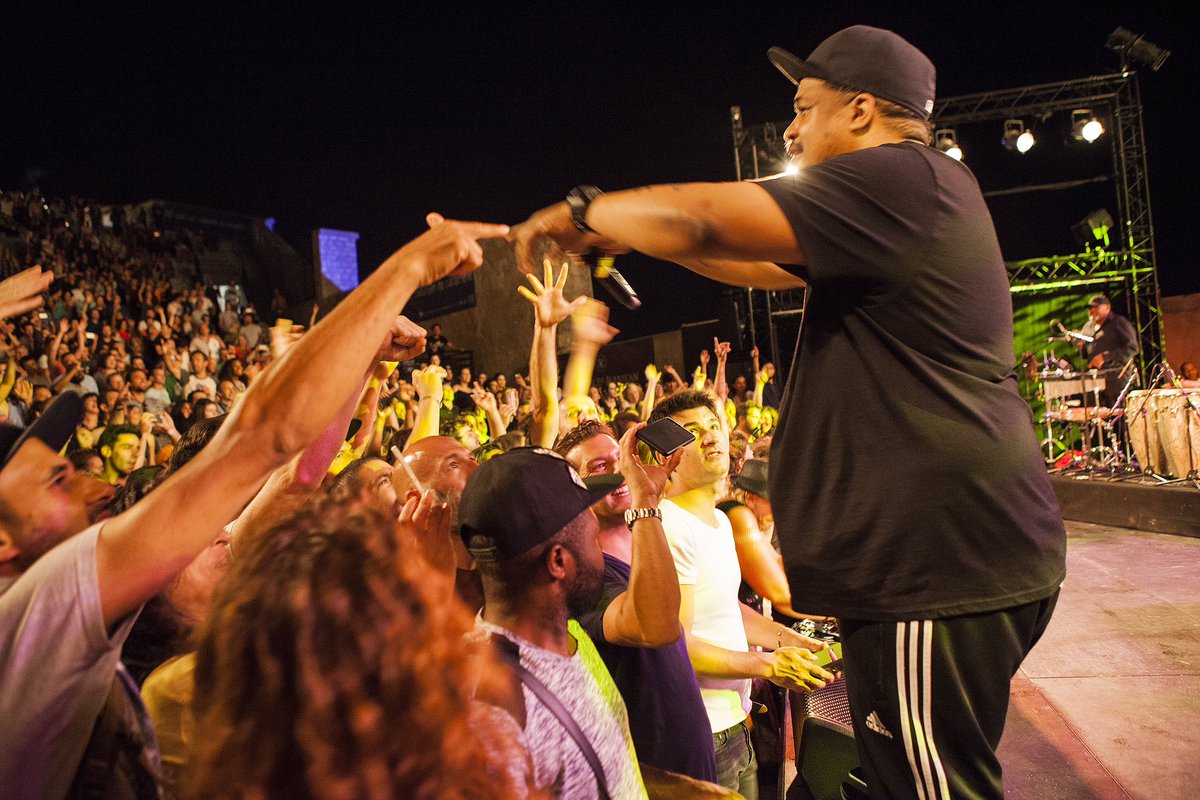 🔥This night🔥
Ciao #TrugoyTheDove of De La Soûl
2017 at Le Théâtre de la Mer <a href="/JazzASete/">Jazz à Sète</a>