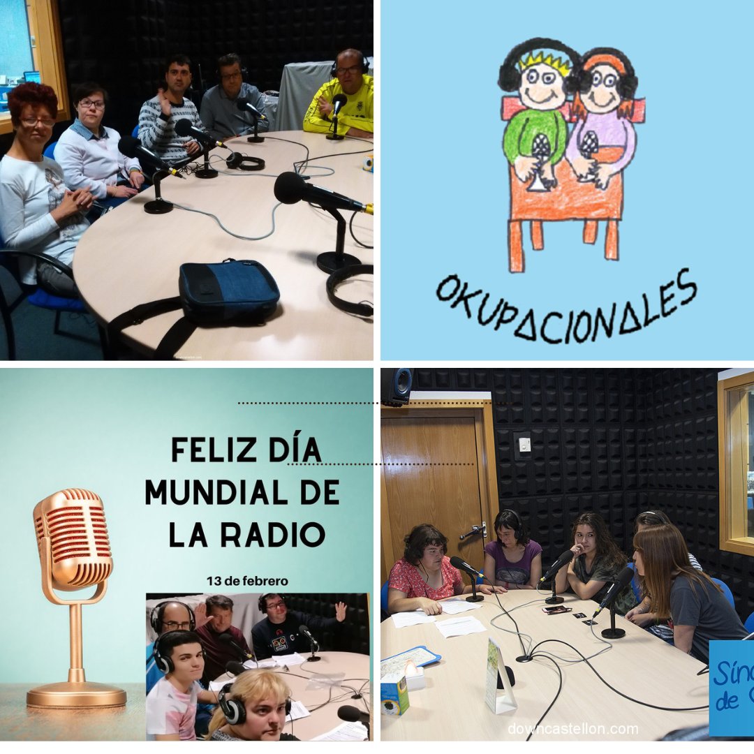 En el #DiaDeLaRadio2023 , nos sumamos a esta celebración  a través del programa "Okupacionales" el  programa de radio que realizan en el Centro Ocupacional y que se emite en la radio de <a href="/UJIuniversitat/">Universitat Jaume I</a> 
#SindromedeDownCastellon #sindromedeDown #Inclusion