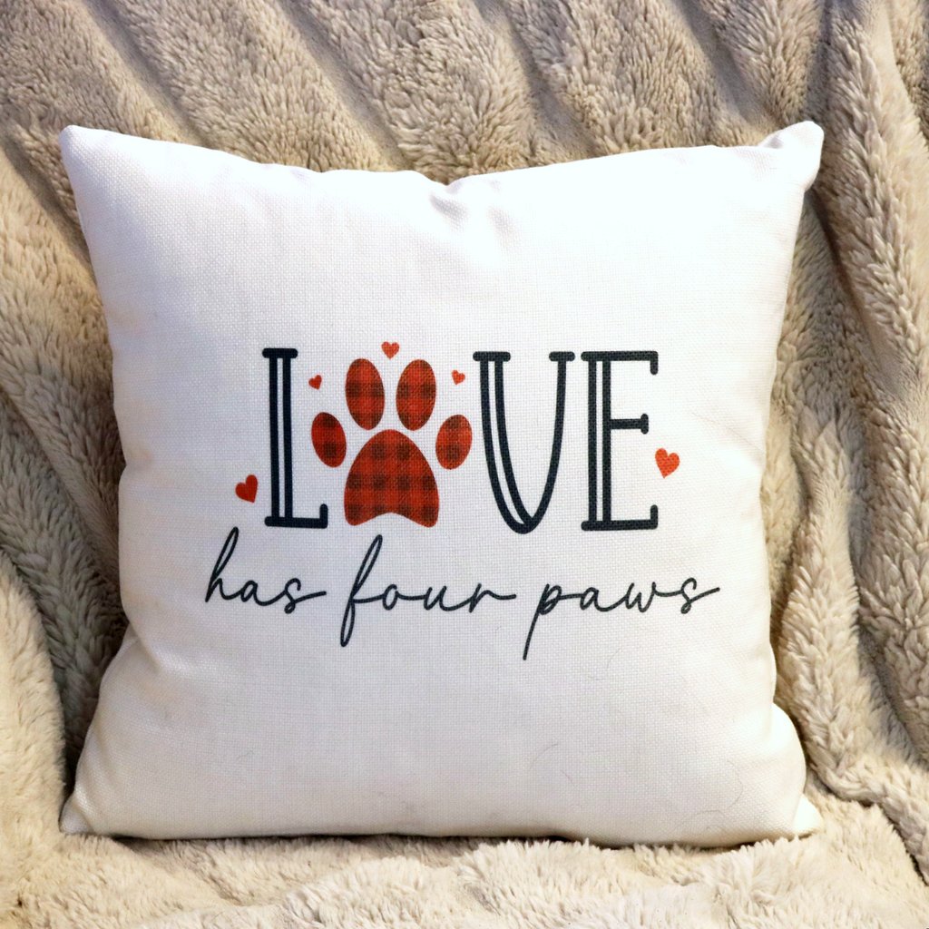 Perfect Valentine's Day decoration 'Love has four paws' throw pillow for those of us who love our pets.
l8r.it/5d7A

#pillows #pawprint #valentine #love #pillowcase #pillowdecor #pillowlove #cushions #decorativepillow #petgift #pawprintsonmyheart #designdog #pawprints