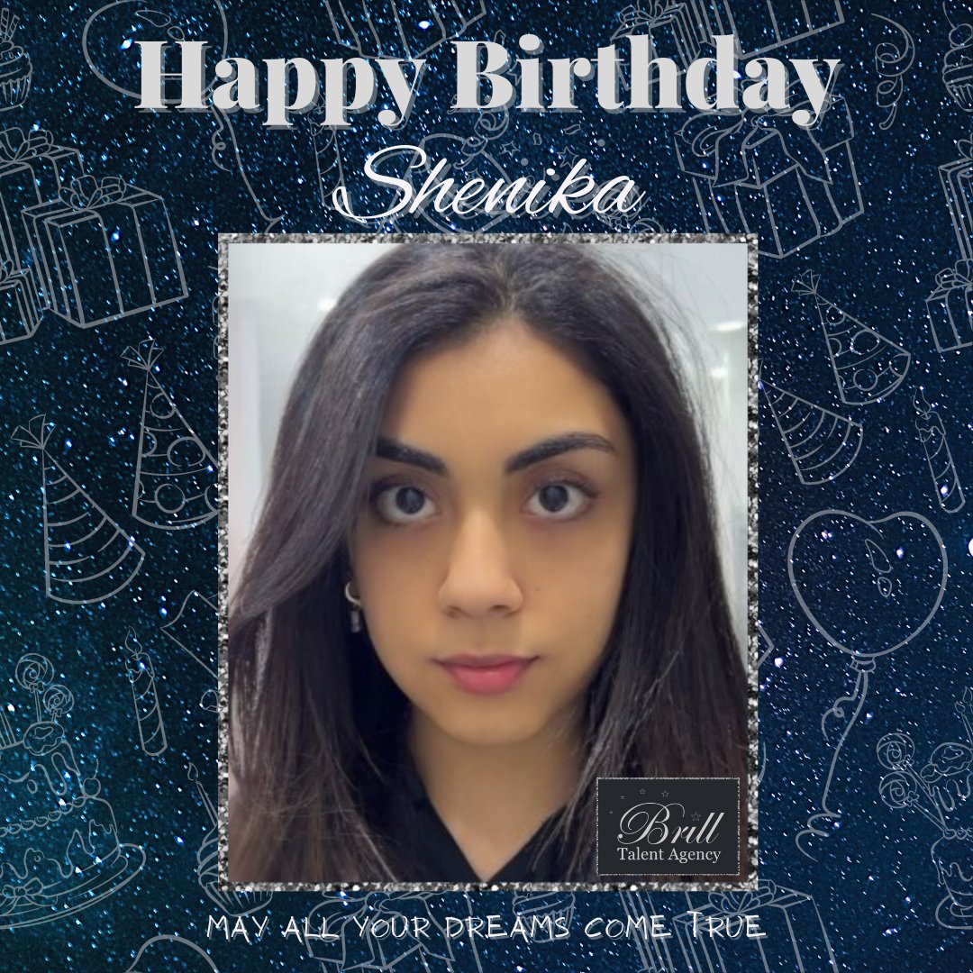 BrillTalent's tweet photo. Wishing SHENIKA a very Happy Birthday today. Hope you have a BRILLiant day π π π π π
.
#actor #clientbirthday #happybirthday #brilltalentagency #Television #Commercials #film #movies https://t.co/p7igH9Kth3