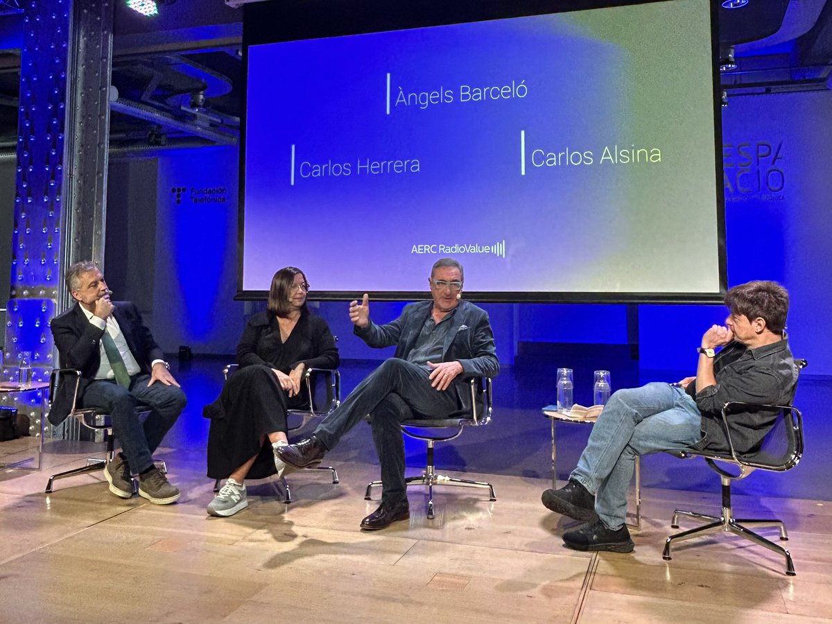 📲Armados de valor, Carlos Herrera, Ángels Barceló y Carlos Alsina, más de 7 millones de oyentes, reivindican la buena salud e importancia de la #RADIO en 🇪🇸: rigor, credibilidad, confianza, prescripción comercial, transformación digital y compañía  #DiaMundialdelaRadio ¡GRACIAS!