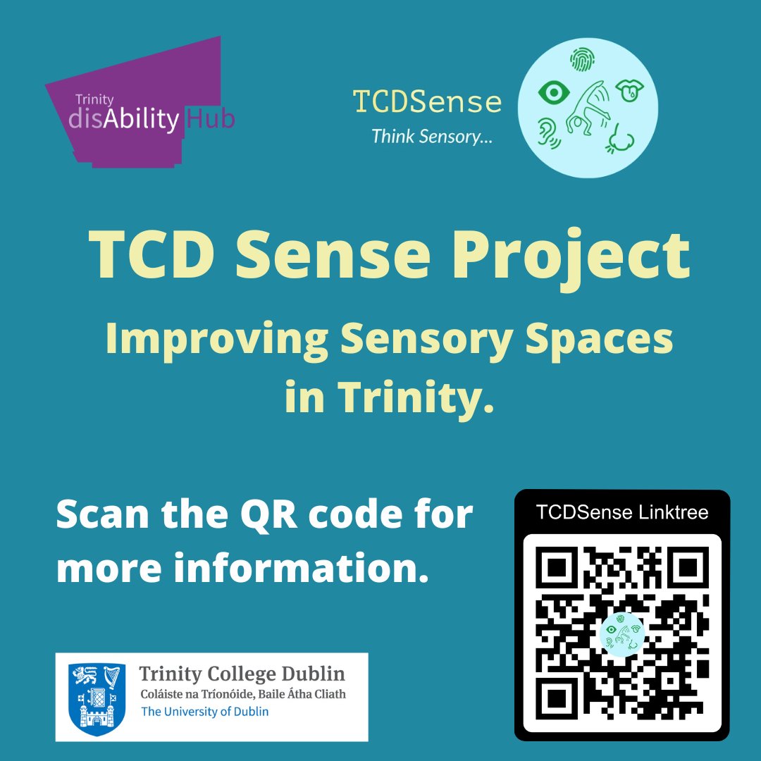 TCD Sense (@tcdsense) on Twitter photo This month <a href="/TCDSense/">TCD Sense</a> will be sharing surveys, as well as Student and Staff Sensory Stories to build awareness of Sensory Spaces in Trinity. linktr.ee/tcdsense <a href="/tcddublin/">Trinity College Dublin</a> @TCDAbility <a href="/abilitycoop/">Trinity Ability co_op</a> #TCD #inclusive #SensoryAwareness This month <a href="/TCDSense/">TCD Sense</a> will be sharing surveys, as well as Student and Staff Sensory Stories to build awareness of Sensory Spaces in Trinity. linktr.ee/tcdsense <a href="/tcddublin/">Trinity College Dublin</a> @TCDAbility <a href="/abilitycoop/">Trinity Ability co_op</a> #TCD #inclusive #SensoryAwareness