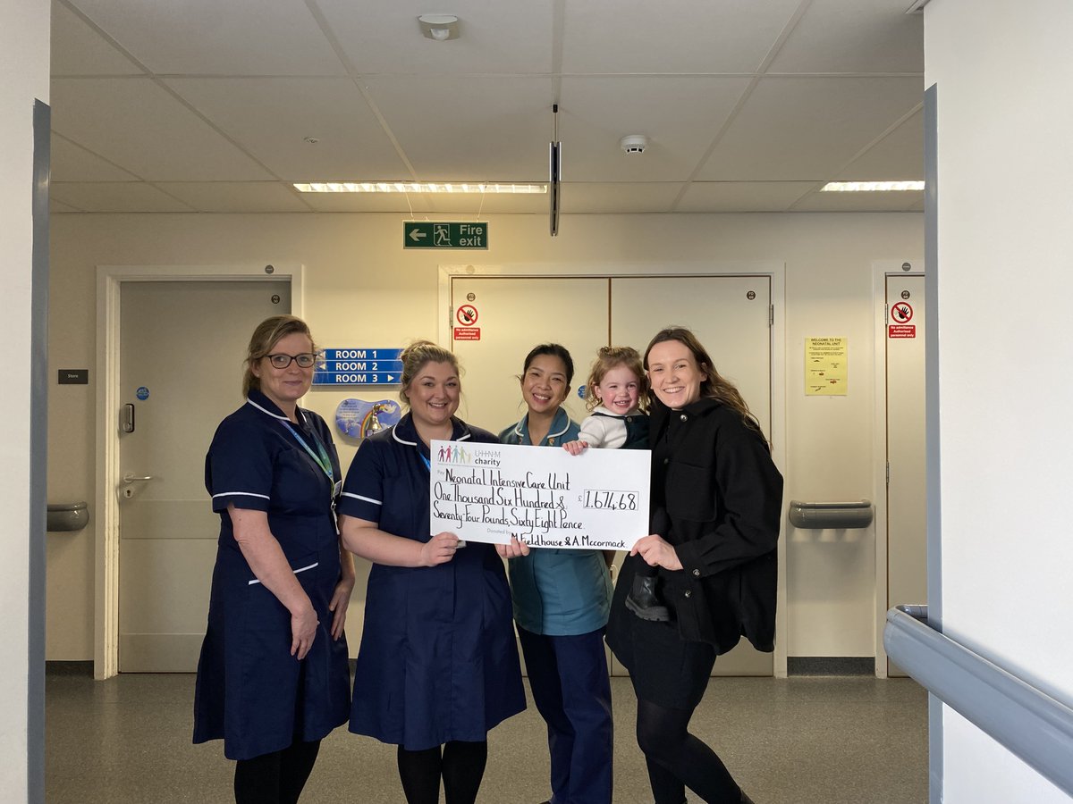 After Molly Fieldhouse’s daughter Amelia was born prematurely, she spent 107 days in the care of staff on <a href="/NeoUHNM/">Neonatal UHNM</a>. 

To thank our staff, Molly ran the <a href="/Marathon_Mcr/">Manchester Marathon</a> last year raising £1,674.68 for the Unit! 👏🏃‍♀️🏅

Run for UHNM Charity too 👉 bit.ly/3HSuUqy <a href="/UHNM_NHS/">UHNM NHS Trust 🏥</a>